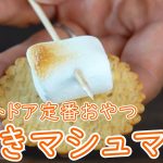 【キャンプ飯】BBQの定番おやつ！ 焼きマシュマロ・スモア【簡単レシピ】