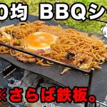 【100均キャンプ道具】鉄板いらず！ダイソー新商品「バーベキューシート」がコスパ最強