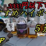 【失敗】2000円以下でおすすめキャンプハイボール５選のはずが···