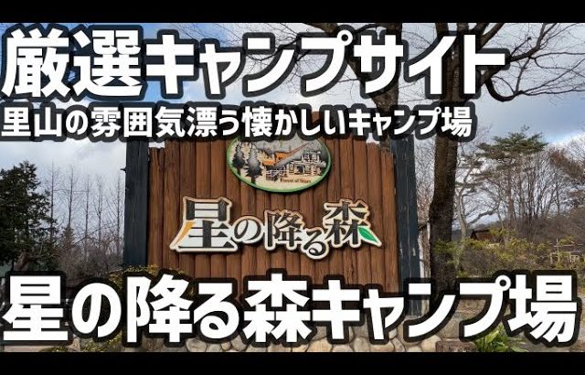 星の降る森 冬キャンプおすすめ厳選キャンプサイト