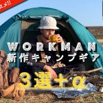 【WORKMAN】パワーアップしたワークマンのマジでおすすめキャンプグッズ３選＋α｜買ってよかったキャンプギア｜ソロキャン