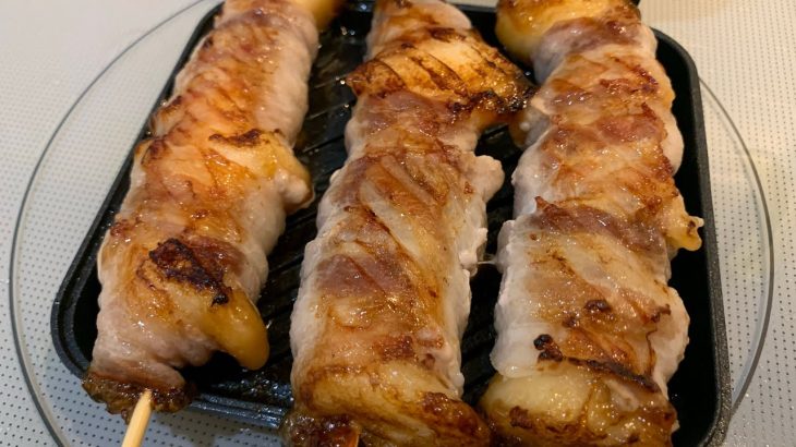 【キャンプ飯】豚バラみたらし団子をホットサンドメーカーで焼く🔥