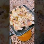 【キャンプ飯】焼き上がりを見て！最強おつまみレシピ！！#shorts