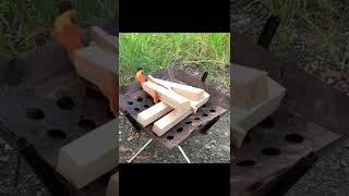 キャンプで極うまダッチオーブンでローストチキン＃Shorts