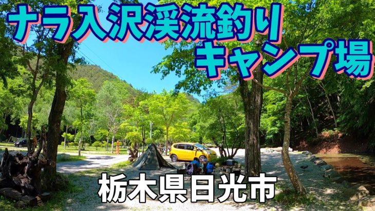 【ナラ入沢渓流釣りキャンプ場】2022/5｜栃木県