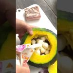 【 生ベーコン3　キャンプ飯 】 カボチャ グラタン #Shorts