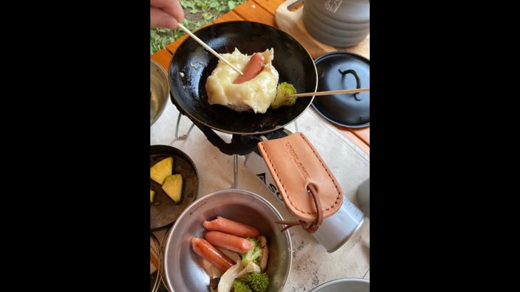 【キャンプ】Day-2大人気キャンプ場の自然の中で朝食を堪能する夫婦‼︎  in西脇市日本のへそ日時計の丘キャンプ場