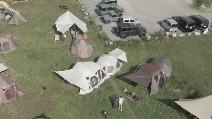 四国カルスト　＃標高1400m　の　＃人気キャンプ場　＃天空キャンプ場