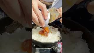 誰でも簡単!!キャンプ飯 焼き鳥チーズ丼 #shorts