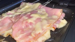ベーコンチーズを焼くだけのの動画