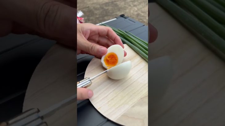 ポニョラーメン作り🍜　#キャンプ飯 #ジブリ飯 #ポニョラーメン