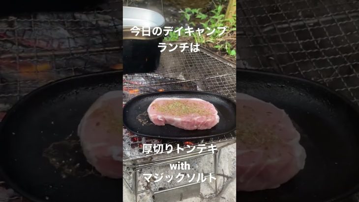 デイキャンプランチ厚切りトンテキマジックソルト味
