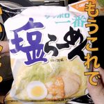 【車中泊キャンプ】サッポロ一番塩らーめんをひたすら讃美する動画