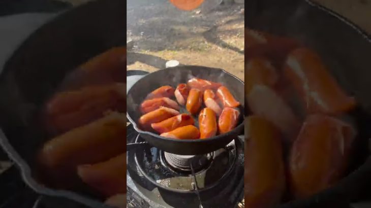 キャンプの朝ごはん　＃Shorts