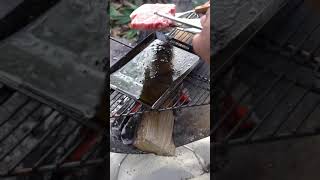 【campsteak】キャンプで霜降りステーキを焼くだけ。ただそれだけ。#camp #camping