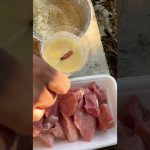 【キャンプ飯】誰でも簡単に出来る串カツ【シンプルに旨い】 #shorts