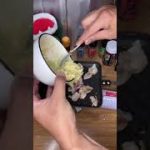 ホットサンドメーカーでチーズたっぷりお好み焼きを焼いてみたけどやっぱりうまいな！ #shorts