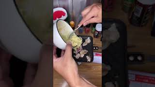 ホットサンドメーカーでチーズたっぷりお好み焼きを焼いてみたけどやっぱりうまいな！ #shorts