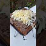 マヨチーズ焼肉サンド #キャンプ飯 #camping #自然 #チーズ #shorts