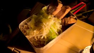 【丸森不動尊キャンプ場】キャンプで二郎系ラーメンを作ってみた【キャンプ飯】