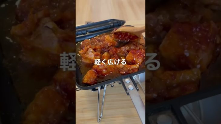 【焼き鳥缶に頼るチーズタッカルビ】#キャンプ好きと繋がりたい #キャンプ飯 #ずぼら #ずぼらクック #shorts #簡単レシピ #チーズタッカルビ #焼き鳥缶