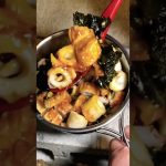 【キャンプ飯】簡単混ぜるだけの竹輪ユッケ【ちくわのつまみ】 #shorts #short #キャンプ飯 #ちくわレシピ