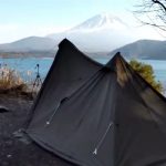 浩庵キャンプ場　正月明け　3連休　中日　混雑状況　冬キャンプ　ソロキャンプ　聖地　ゆるキャン△　たき火　薪ストーブ　本栖湖　富士山　キャンプ女子　絶景キャンプ　おすすめキャンプ場