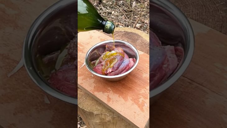 鹿肉のジェノベーゼ Gibier cuisine #shorts