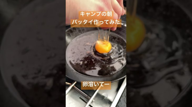 #S08 【キャンプ飯】朝からパッタイ #shorts #short #padthai  #キャンプ飯 #camping #camp #camper #タイ飯 #タイ