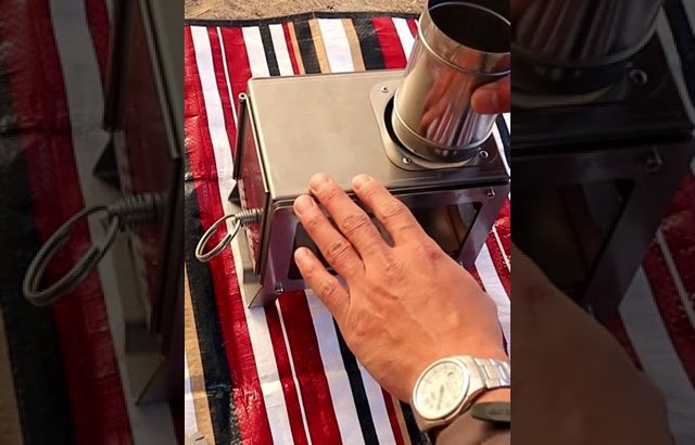 ソロキャンプおすすめコンパクト 薪ストーブSoomloom 薪ストーブ MECA 暖を取りながらデイキャンプを楽しむ【ショート編】