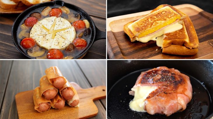 チーズ好き必見！チーズをたっぷり使ったキャンプ飯動画ダイジェスト集【簡単レシピ】