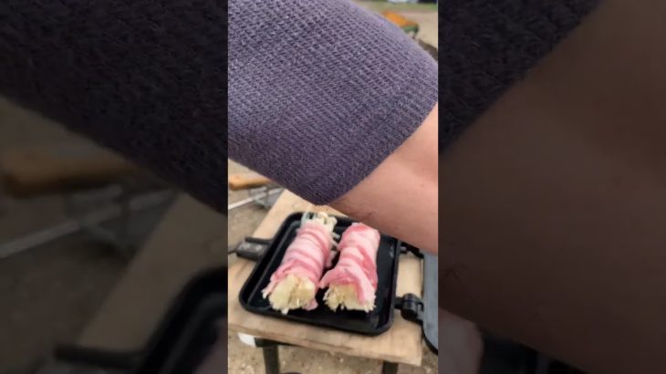 【簡単キャンプ飯】えのきの豚ばら巻き　柚子ぽん酢でご飯もすすむ一品。　#shrots #cooking #food