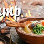 Campの朝はクリームシチュー