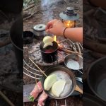 【森でキャンプ飯】洋風おでん#ソロキャンプ #キャンプ飯#shorts