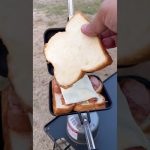 琵琶湖キャンプの朝ごはん　#キャンプ飯　#ホットサンド