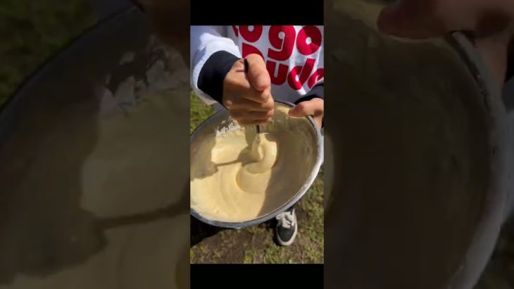 #お花見キャンプ の朝ごはん