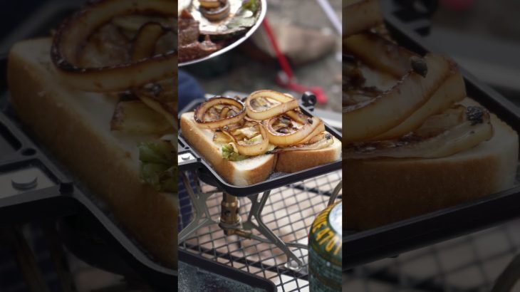 【ジムニーキャンプ】焼肉屋のお肉で作るホットサンドが美味すぎた