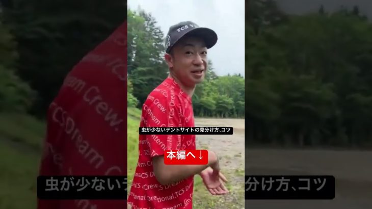 地形や天候でテントサイトを変えるのがおすすめです #キャンプ場作り #キャンプ場 #キャンプ