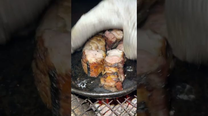 【炭火】朝になるまで角煮丼つくる！！【キャンプ飯】