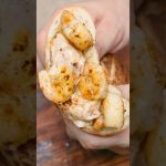 【キャンプ飯】エビチーズパン【Shrimp Cheese Bread】虾奶酪面包　멘보샤　👀🔥#cooking #foodie #food #asmr  #camp  #캠프 #營地 #露營