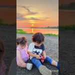 #キャンプ#キャンプ場 #夕日#子供のいる暮らし #おすすめ #こどものいる暮らし #ショート #TikTok#おばあちゃんと孫