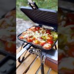 焼きトマチーズ🍅 #キャンプ #camper #camping #キャンプ飯 #ソロキャンプ #camp #bbq #キャンプ女子 #ショート #トマト#チーズレシピ #ホットサンドメーカー