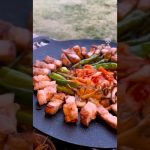 【キャンプ】マルチグリドルで作るサムギョプサルが最高だった