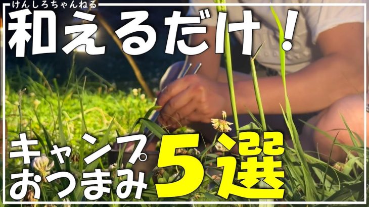 【超簡単】夏キャンプにおすすめのズボラおつまみ５選！
