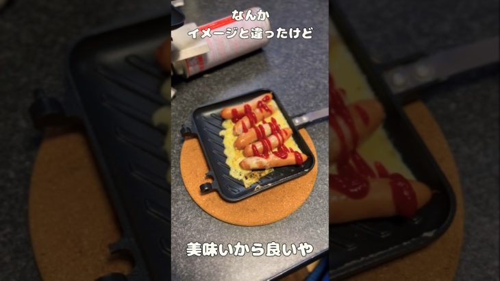 【俺酒】HSMでウインナーとチーズ【なんかイメージと違った】#shorts #short #hsm #HSM #おつまみ #晩酌