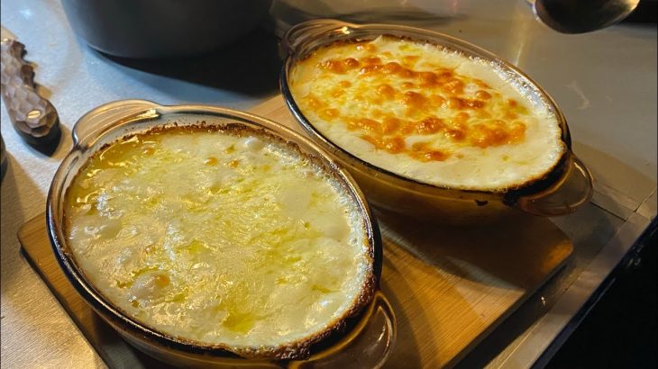 【キャンプ飯】パイプオーブンでグラタン【薪ストーブ】