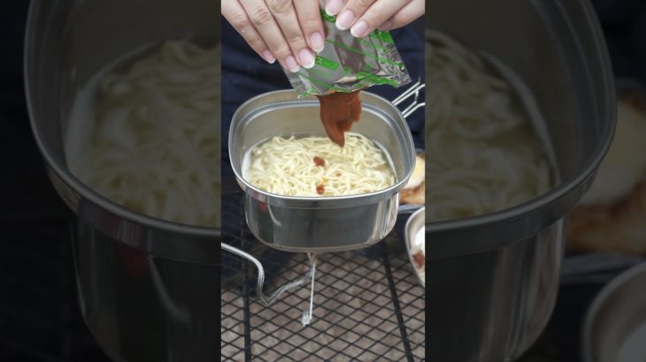 大雨の中、ラーメンを作ったら最高でした【ジムニーキャンプ】 #ソロキャン  #jb74