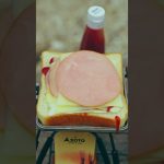 至高のホットサンド【とろーりタマゴ✖︎とろけるチーズ✖︎ハム】 #キャンプ飯 #レシピ #キャンプ #ホットサンド