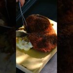 【大洪水】チーズ溢れるカレーパン #アウトドア #キャンプ飯 #キャンプ