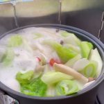 野で煮込みラーメンを作る/キャンプ飯/3分クッキング
